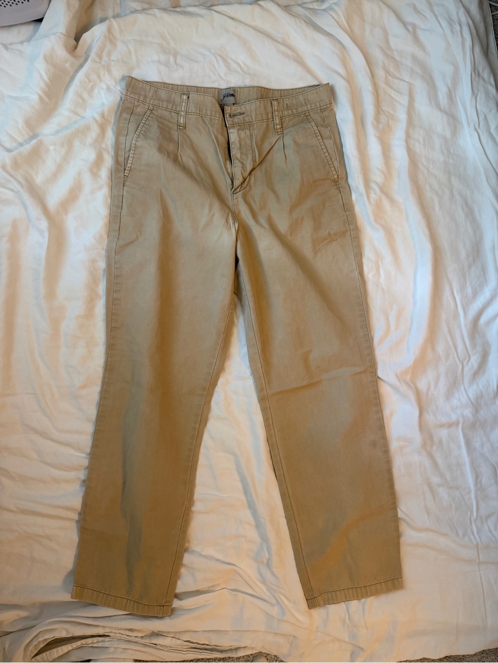 Women’s 90’s J CREW Classic Straight Chino Pants - Khaki